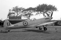 RAAF Supermarine Spitfire LF.XVI TB252 at RAF Acklington (1959)