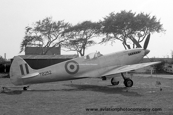 RAAF Supermarine Spitfire LF.XVI TB252 at RAF Acklington (1959)