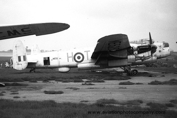 RAF Avro Lancaster GR.5 ME525 at RAF Wroughton (1957)