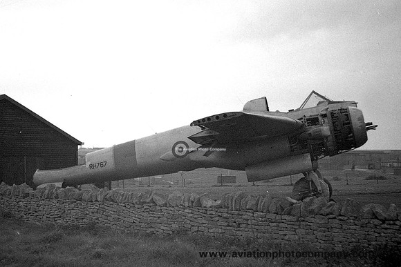 RAF Bristol Brigand T.5 RH767 at RAF Colerne (1957)