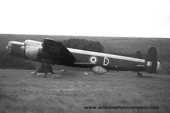 RAF Avro Lincoln B.2 RF536 at RAF Hullavington (1957)