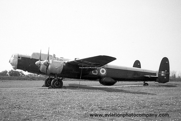 RAF Avro Lincoln B.2 RF416/G at RAF Wroughton (1957)