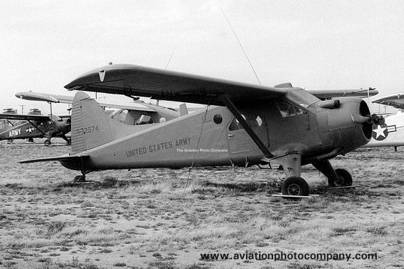US Army DHC-2 U-6A Beaver 57-2574 at MASDC Davis Monthan (1972)