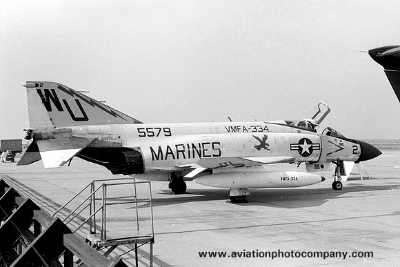 US Marines VMFA-334 McDonnell F-4J Phantom 155579/WU-2 (1979)