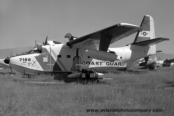 US Coast Guard Grumman HU-16E Albatross 7188 at MASDC Davis Monthan (1979)