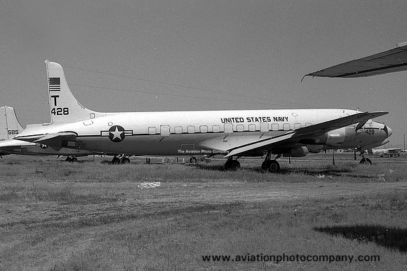 US Navy VR-52 Douglas C-118B Liftmaster 128428/JT at MASDC Davis Monthan (1979)