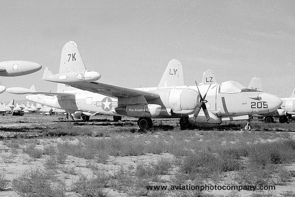 US Navy Olathe Lockheed SP-2H Neptune 135580 at MASDC Davis Monthan (1980)