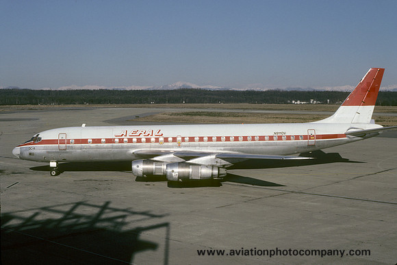 Aeral Douglas DC-8-55 N9110V (1980)