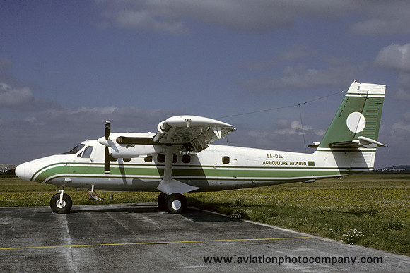 Libyan Government Agriculture Aviation DHC-6-300 Twin Otter 5A-DJL (1985)