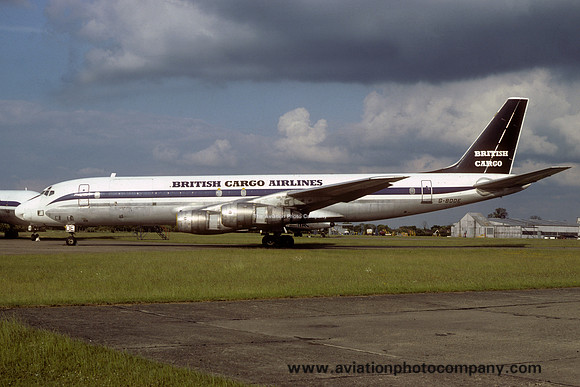 British Cargo Airlines Douglas DC-8-54F G-BDDE (1980)