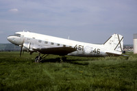 Ex Spanish Air Force Douglas C-47B-25-DK G-BHUD/T.3-46 (1980)