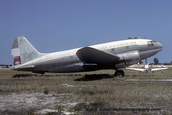 LASA Lineas Aereas Sud Americana Curtiss C-46A CC-CDC (1980)
