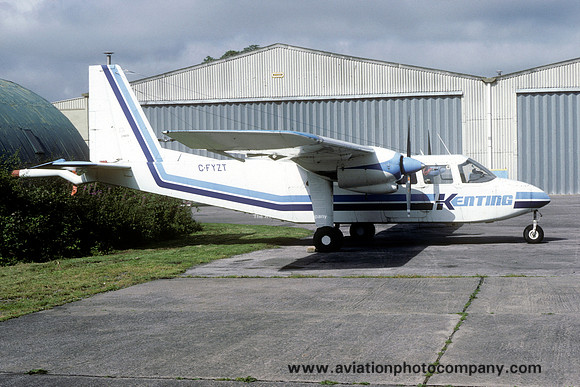 Kenting Earth Sciences Britten-Norman BN-2A-27 Islander C-FYZT (1985)
