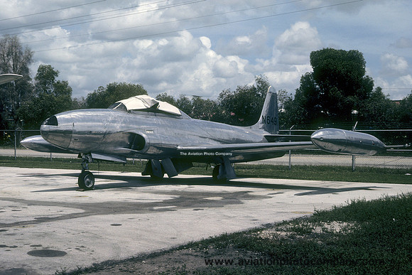 Lockheed T-33A N649 at Fort Lauderdale (1979)