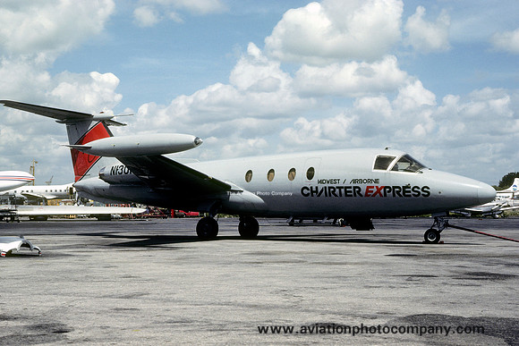 Midwest/Airborne Charter Express MBB HFB-320 Hansa Jet N130MW (1979)