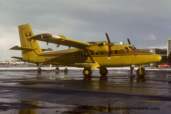 Libyan Ministry of Agriculture DHC-6-300 Twin Otter 5A-DCY (1980)