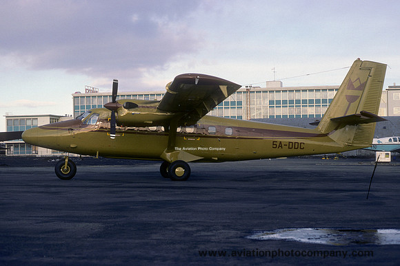 Libyan Ministry of Agriculture DHC-6-300 Twin Otter 5A-DDC (1980)