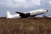 Douglas DC-6B(F) N17289 at Reykjavik (1979)