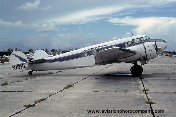 Palm Beach Aviation Lockheed 10A Electra N19HL (1979)