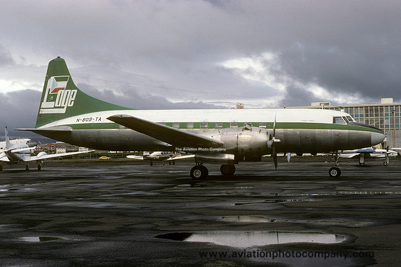 LAGE Lineas Aereas de Guinea Ecuatorial Convair 440-62 N809TA (1980)