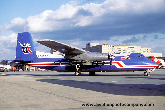 Air UK Handley-Page HPR.7 Herald 201 G-APWF (1980)