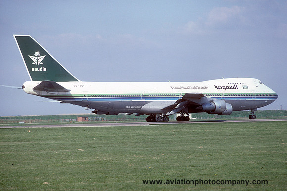 Saudia (leased from Middle East Airlines) Boeing 747-2B4B(M) OD-AGI (1980)