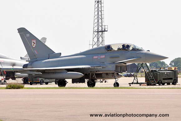 RAF 29 Squadron BAE Typhoon T.3 ZK379/BB at RAF Coningsby (2012)