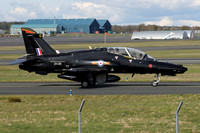 RAF 4 Squadron BAE Hawk T.2 ZK016/G at Prestwick (2025)