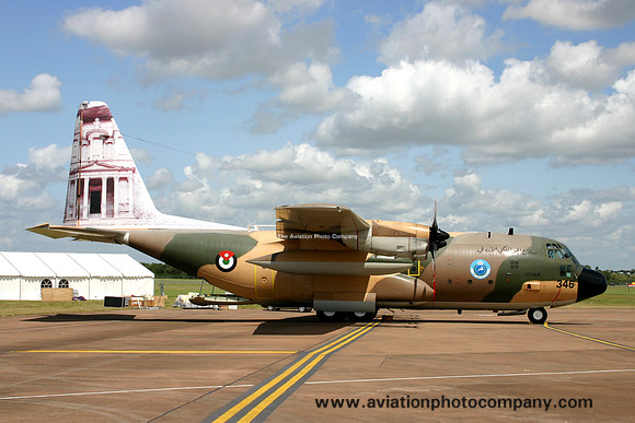 Jordanian Air Force 3 Squadron Lockheed C-130H Hercules 346 at RIAT Fairford (2009)