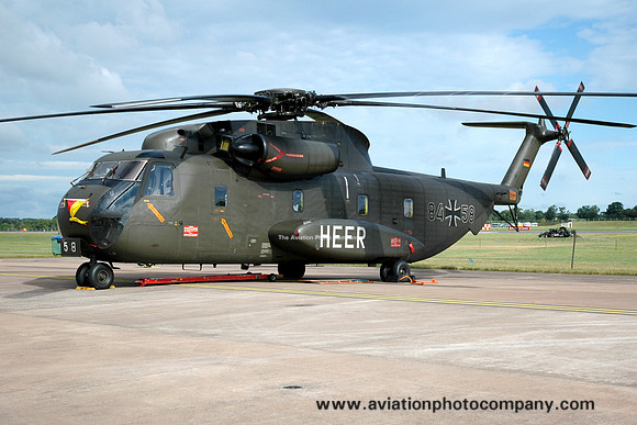 German Army MTHR25 Sikorsky CH-53G Stallion 84+58 at RIAT Fairford (2009)