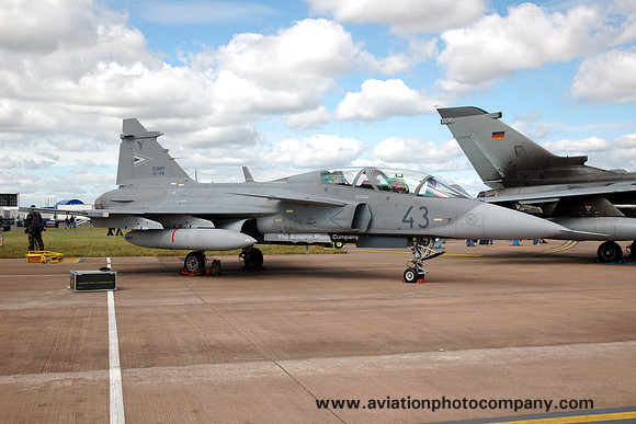 Hungarian Air Force SAAB JAS-39D Gripen 43 at RIAT Fairford (2009)