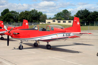 Swiss Air Force Pilatus PC-7 A-936 at RIAT Fairford (2009)