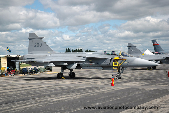 Swedish Air Force F7 SAAB JAS-39A Gripen 39200 at RIAT Fairford (2009)