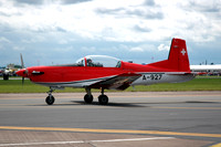 Swiss Air Force Pilatus PC-7 A-927 at RIAT Fairford (2009)