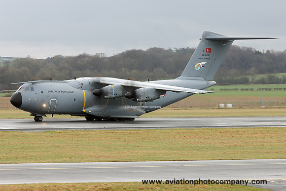 Turkish Air Force 221 Filo Airbus A.400M 18-0093 at Prestwick (2025)