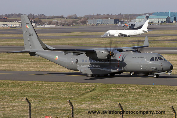 Irish Air Corps 101 Squadron Airbus C-295MPA 285 at Prestwick (2025)