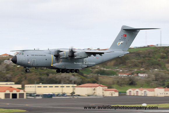 Turkish Air Force 221 Filo Airbus A.400M 18-0094 at Lajes (2025)