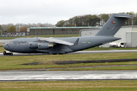 UAE Air Force McDonnell Douglas C-17A Globemaster 1227 at Prestwick (2025)