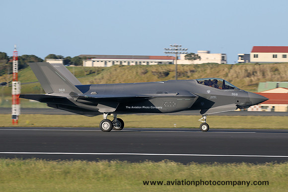 Israeli Air Force Lockheed F-35I 968 at Lajes (2025)