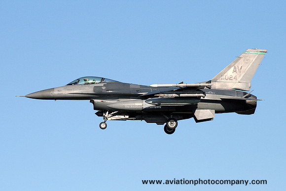 USAF 31 FW 555 FS GD F-16C Fighting Falcon 89-2024/AV at Kleine Brogel (2012)