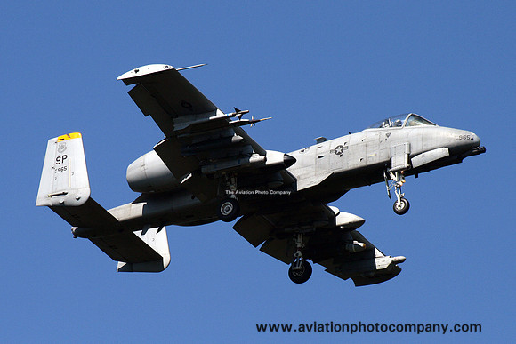 USAF 52 FW 81 FS Fairchild A-10C Thunderbolt 81-0965/SP at Kleine Brogel (2012)