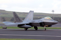 USAF 49 FW Lockheed F-22A Raptor 05-4084/HO at Lajes (2012)