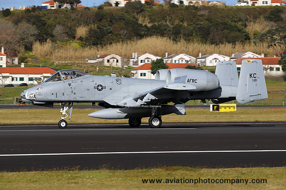 USAF AFRC 303 FS Fairchild A-10C Thunderbolt 79-0121/KC at Lajes (2025)