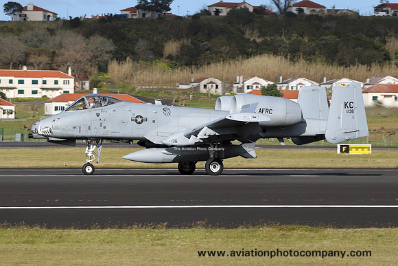 USAF AFRC 303 FS Fairchild A-10C Thunderbolt 79-0136/KC at Lajes (2025)