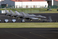 USAF AFRC 93 FS GD F-16C Fighting Falcons at Lajes (2025)