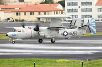 US Navy VAW-121 Grumman E-2D Hawkeye 169077/603 at Lajes (2025)