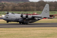 USAF AFRC Lockheed C-130H Hercules 93-1037 at Prestwick (2025)