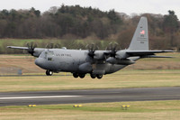 USAF AFRC Lockheed C-130H Hercules 93-1039 at Prestwick (2025)