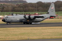 USAF Lockheed C-130J-30 Hercules 07-4638 at Prestwick (2025)