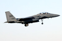 USAF 366 FW McDonnell Douglas F-15E Strike Eagle 91-0600/MO at Prestwick (2025)